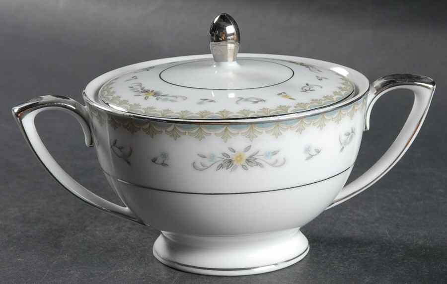 Aetna Sugar Bowl & Lid by Mikasa-1