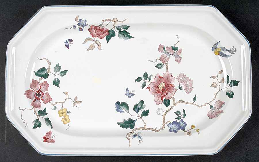 Alcott 14" Oval Serving Platter by Mikasa-1