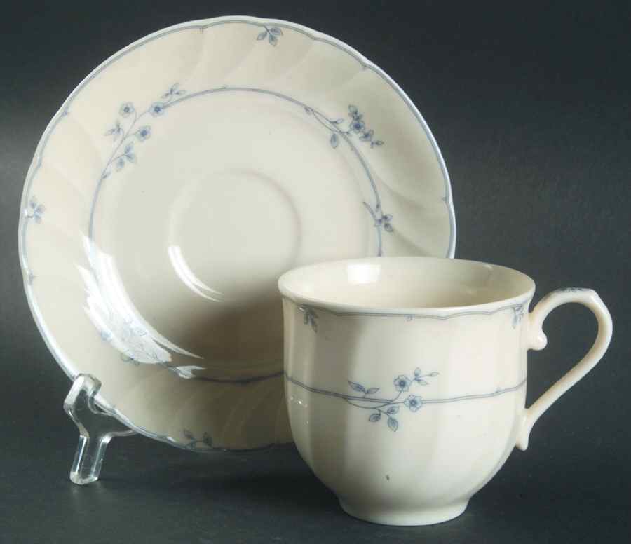 Alexandria Flat Cup & Saucer Set by Mikasa-1