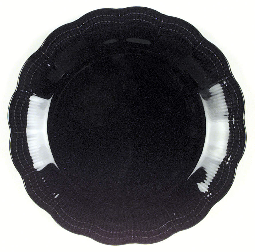 Allura Black Dinner Plate by Mikasa-1
