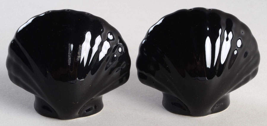 Allura Black Salt & Pepper Set by Mikasa-1
