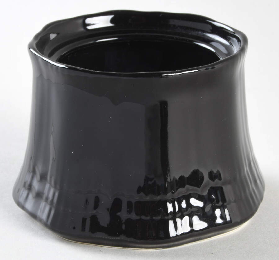 Allura Black Sugar Bowl No Lid by Mikasa-1