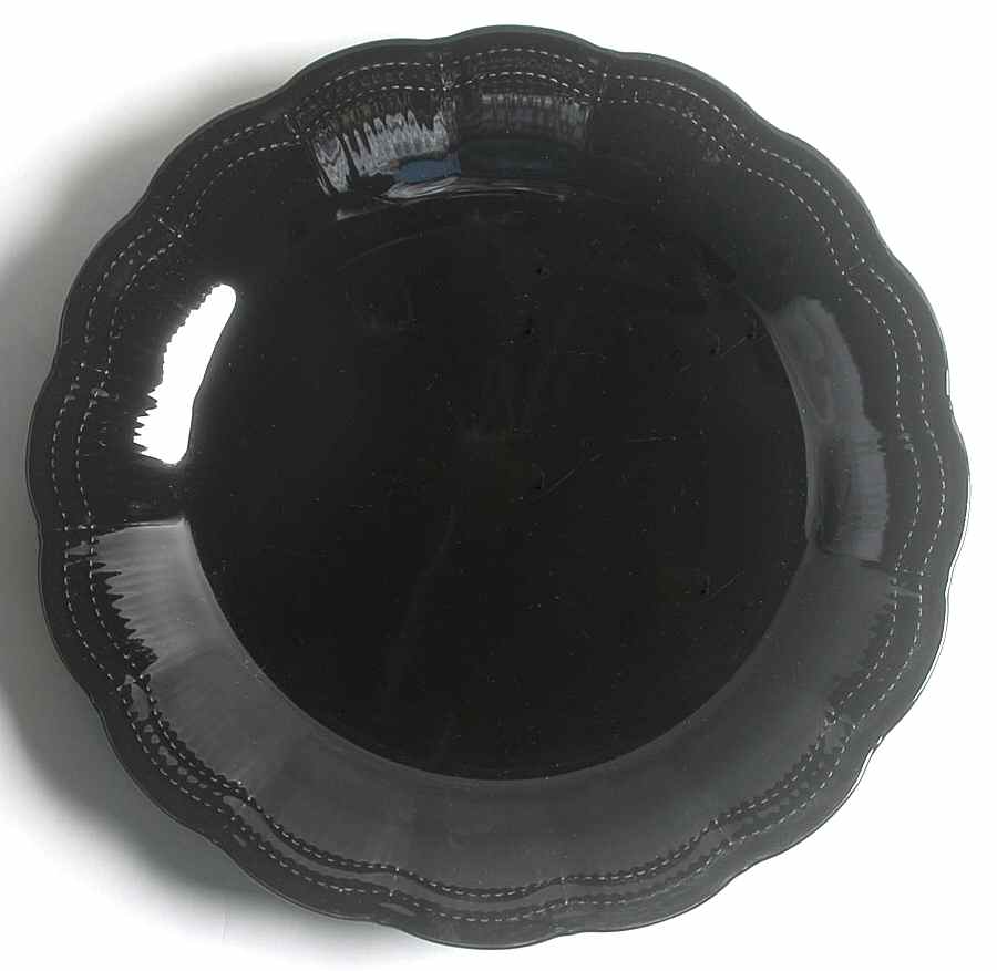 Allura Black 12" Chop Plate (Round Platter) by Mikasa-1