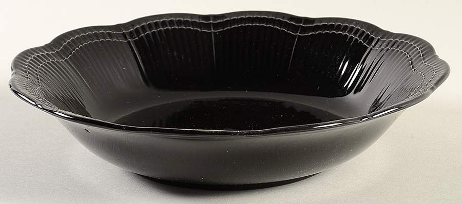 Allura Black Coupe Soup Bowl by Mikasa-1