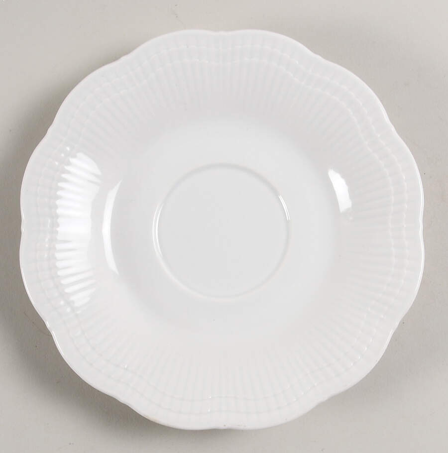 Allura White Saucer by Mikasa-1