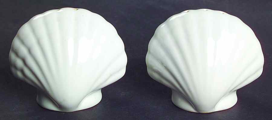 Allura White Salt & Pepper Set by Mikasa-1
