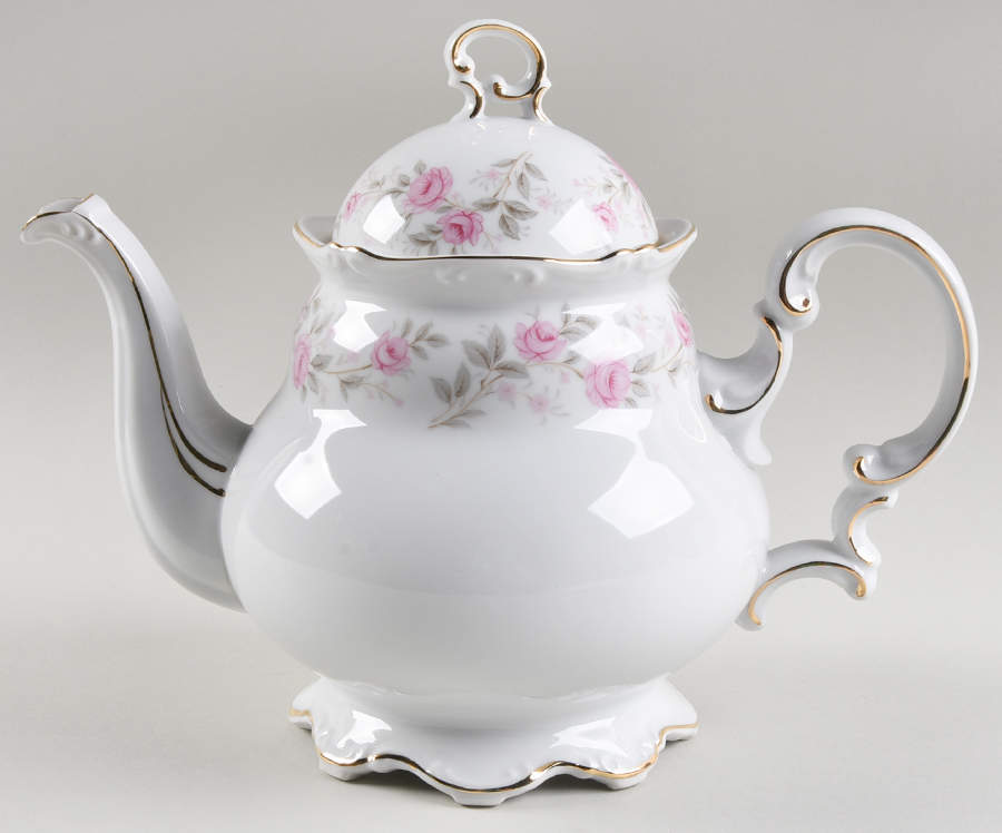 Alpine Rose Teapot & Lid by Mikasa-1