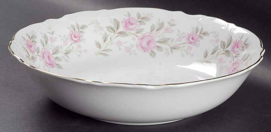 Alpine Rose 9" Round Vegetable Bowl by Mikasa-1