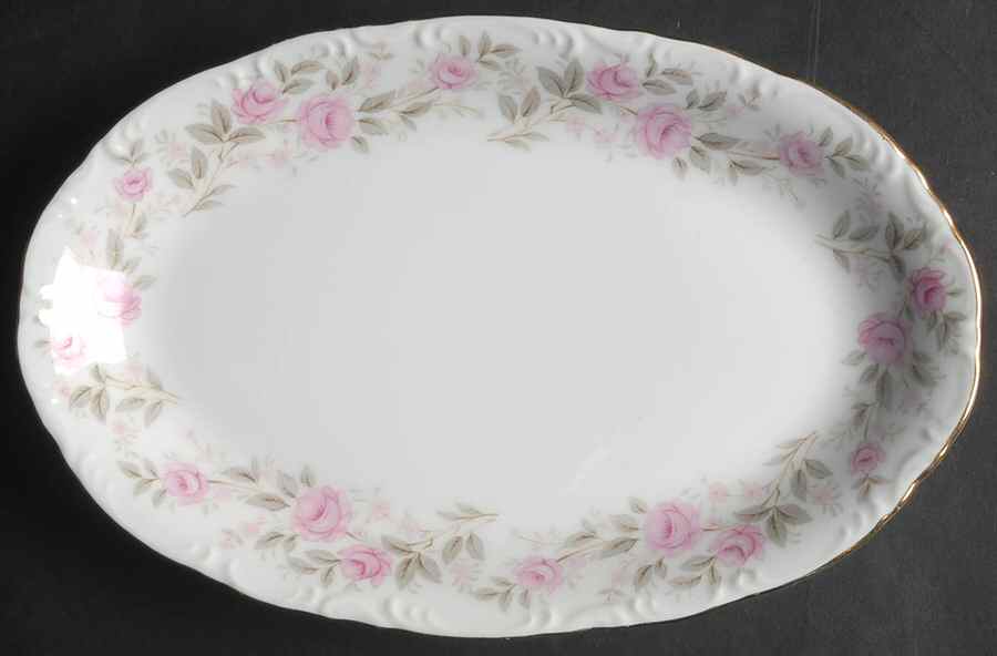 Alpine Rose Relish/Gravy Underplate by Mikasa-1