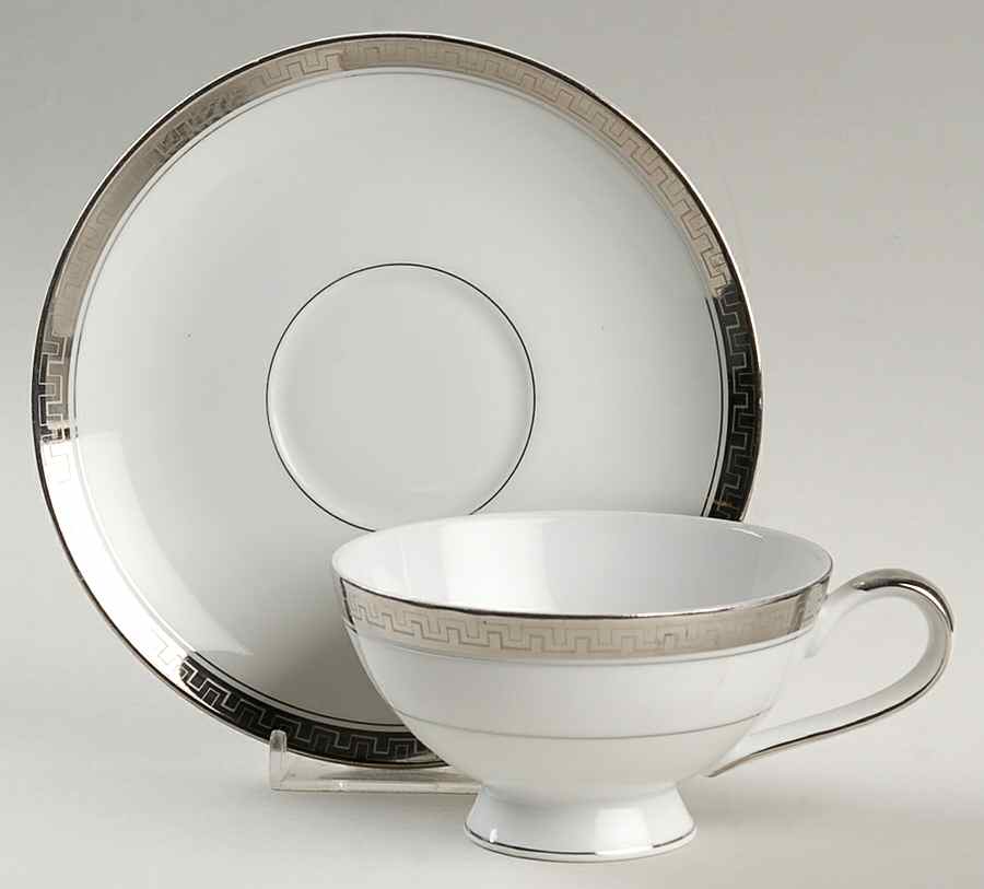Alton Footed Cup & Saucer Set by Mikasa-1