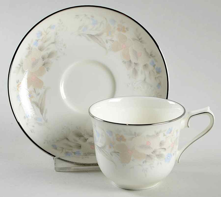 Alyssa Flat Demitasse Cup & Saucer Set by Mikasa-1