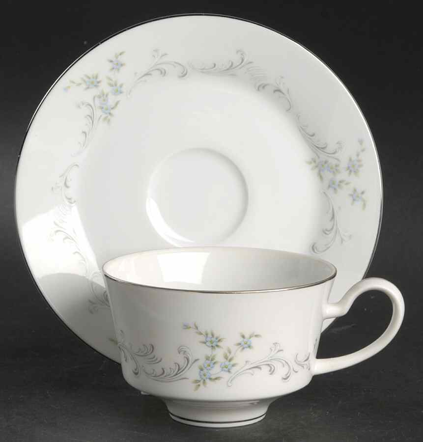 Alyssa Footed Cup & Saucer Set by Mikasa-1