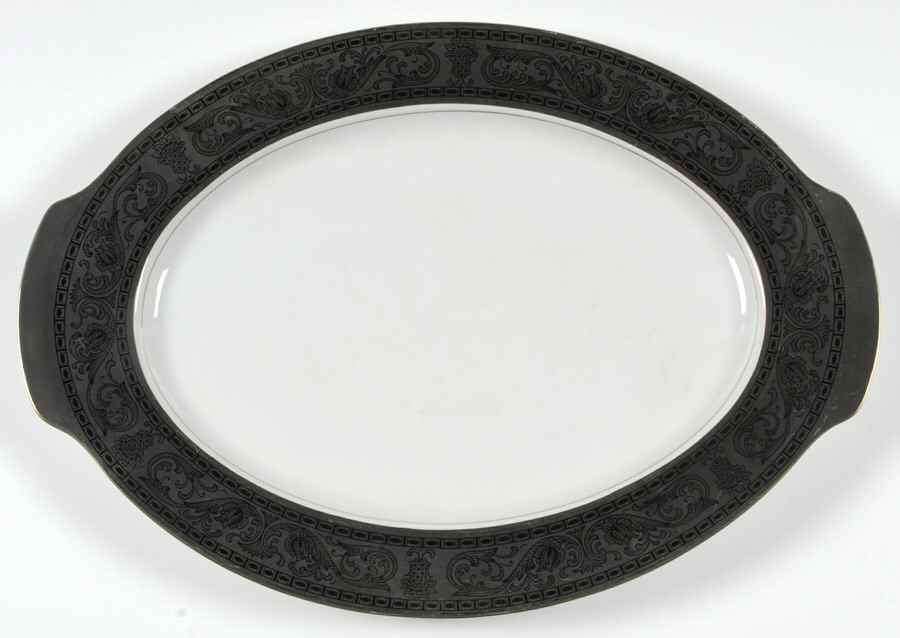 Ambassador 17" Oval Serving Platter by Mikasa-1