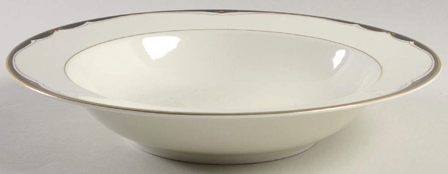 Ambassador Black 10" Round Vegetable Bowl by Mikasa-1