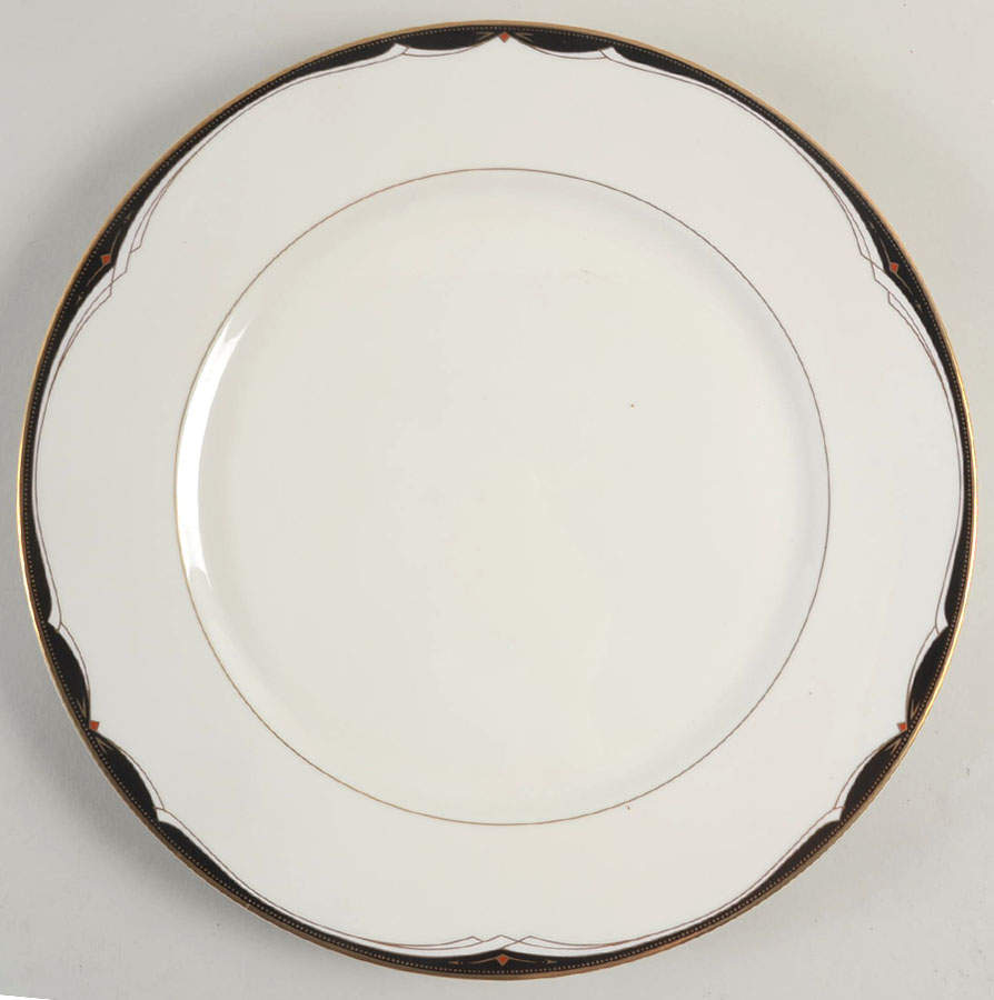 Ambassador Black Dinner Plate by Mikasa-1