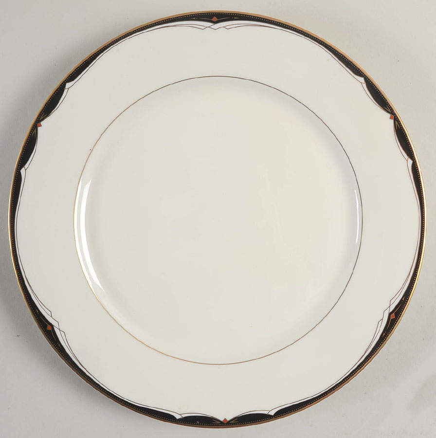 Ambassador Black 12" Chop Plate (Round Platter) by Mikasa-1