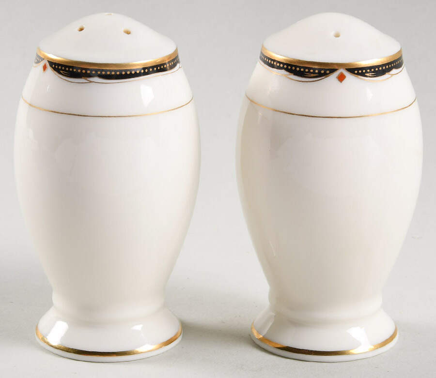 Ambassador Black Salt & Pepper Set by Mikasa-1