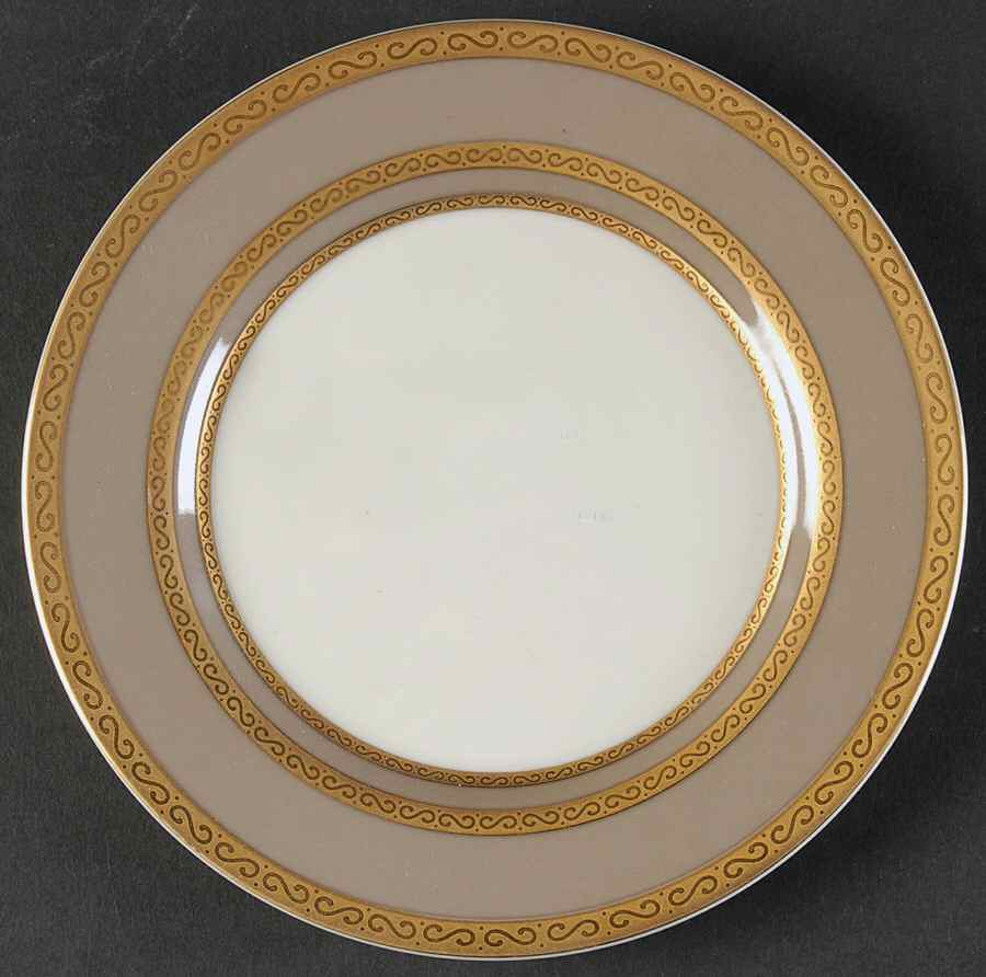 Ambassador Taupe Bread & Butter Plate by Mikasa-1