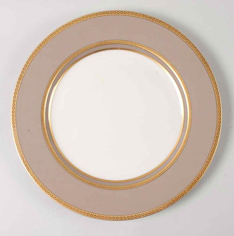 Ambassador Taupe 12" Chop Plate (Round Platter) by Mikasa-1