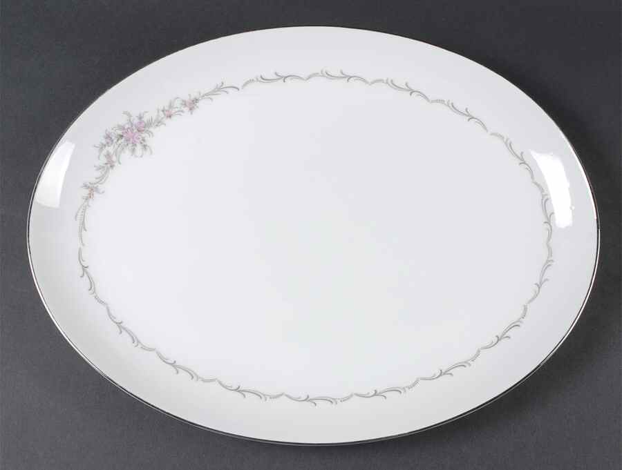 Amelia 16" Oval Serving Platter by Mikasa-1