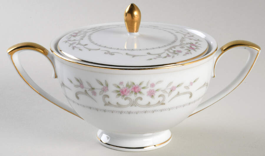 Amherst Sugar Bowl & Lid by Mikasa-1