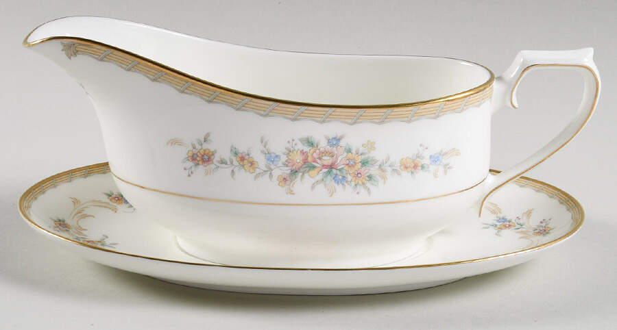 Amherst Gravy Boat & Underplate by Mikasa-1