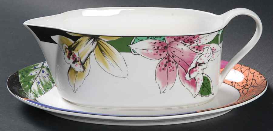 Amorosa Gravy Boat & Underplate by Mikasa-1