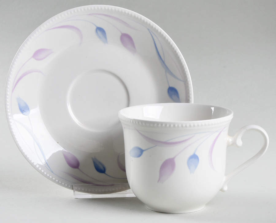 Andrea Flat Cup & Saucer Set by Mikasa-1