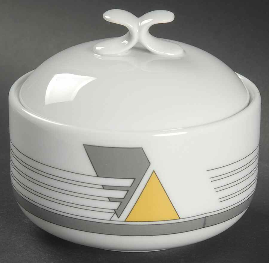 Angles Sugar Bowl & Lid by Mikasa-1