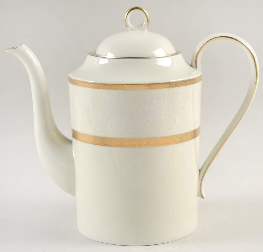 Antique Lace Coffee Pot & Lid by Mikasa-1