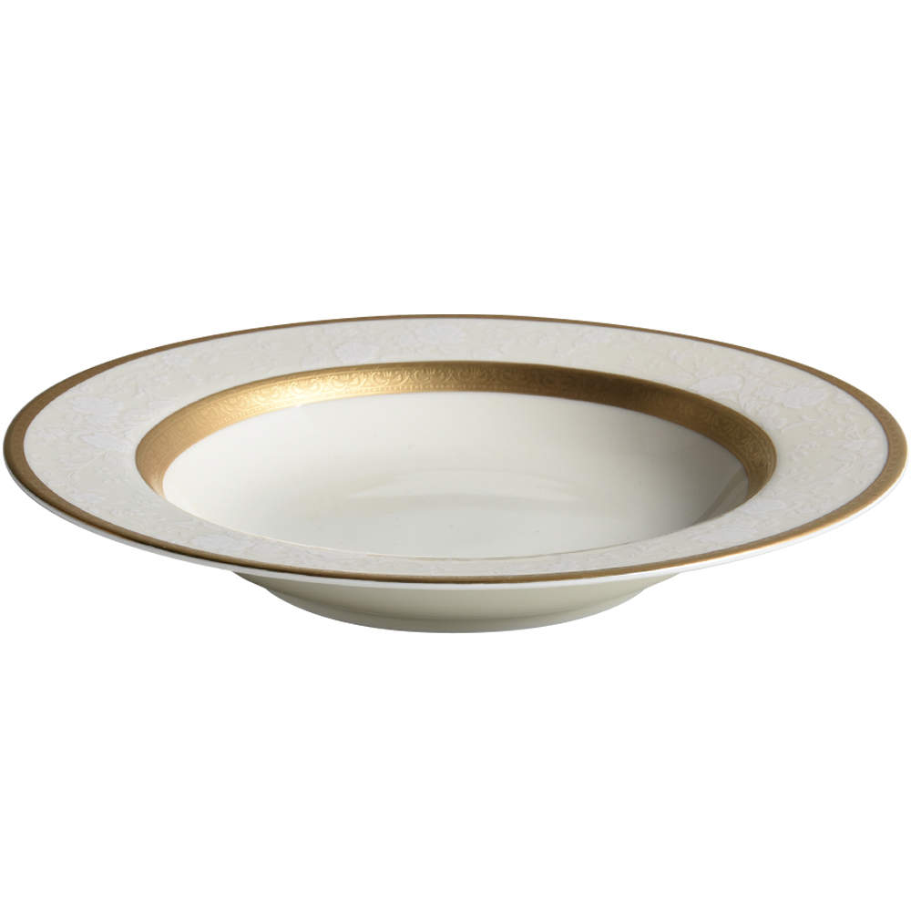 Antique Lace Rim Soup Bowl by Mikasa-1