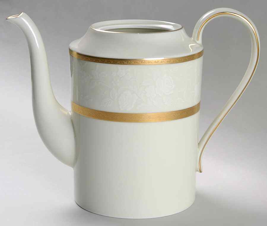 Antique Lace Coffee Pot No Lid by Mikasa-1