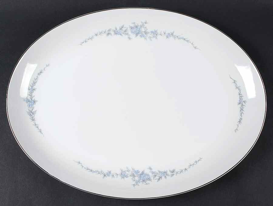 Annbelle 16" Oval Serving Platter by Mikasa-1