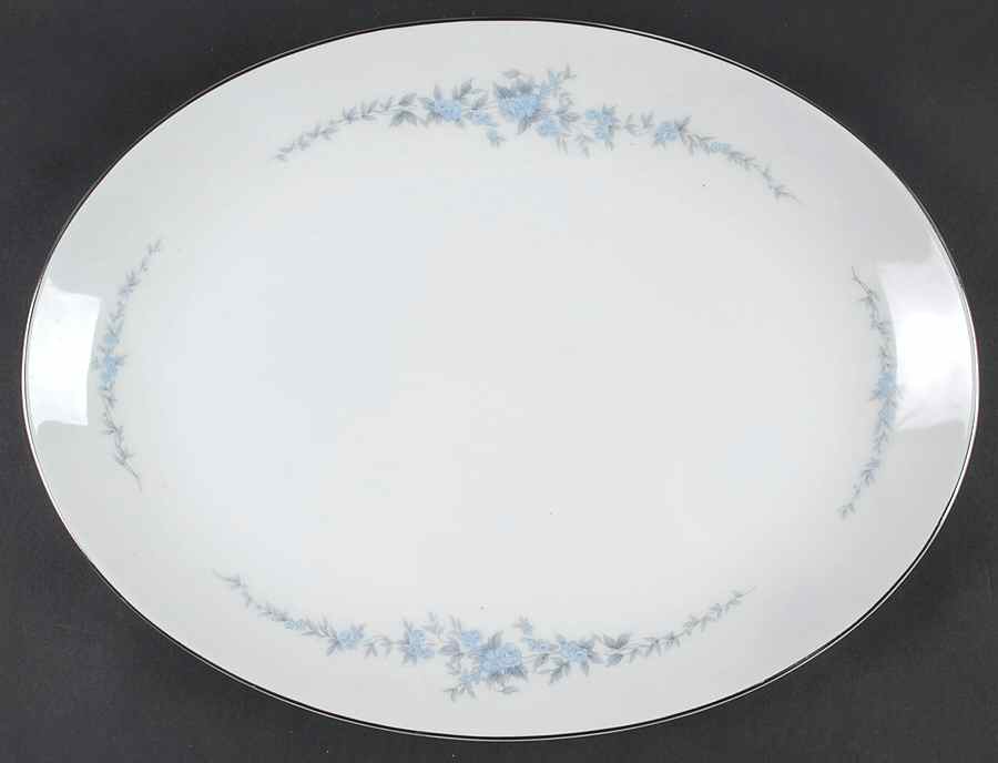 Annbelle 14" Oval Serving Platter by Mikasa-1