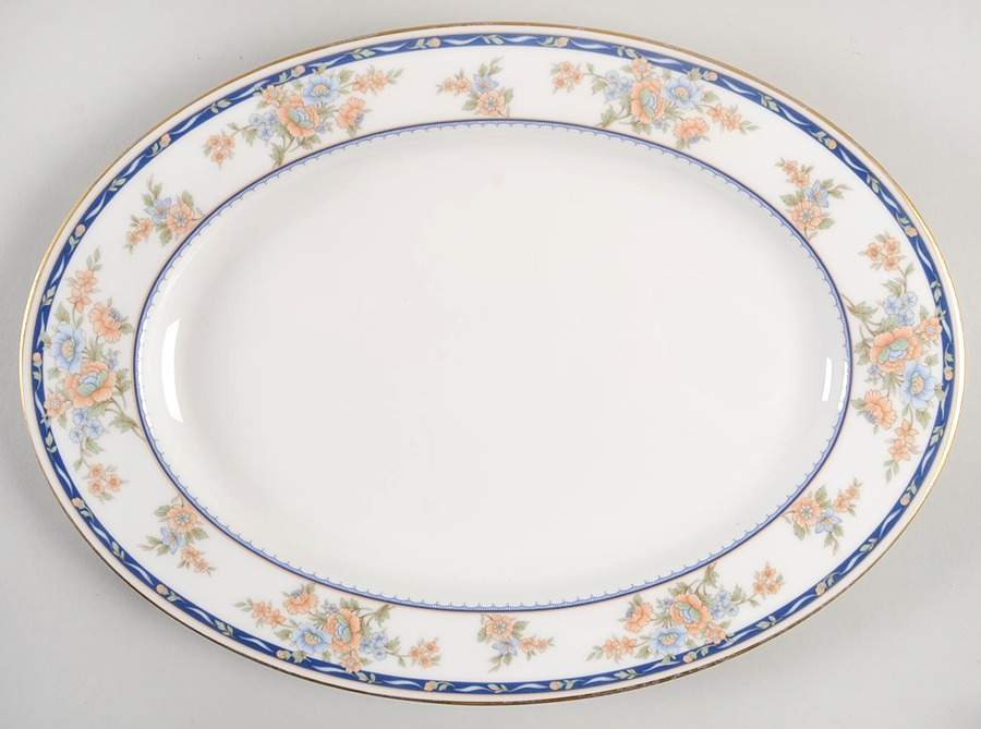 Annabelle 13" Oval Serving Platter by Mikasa-1