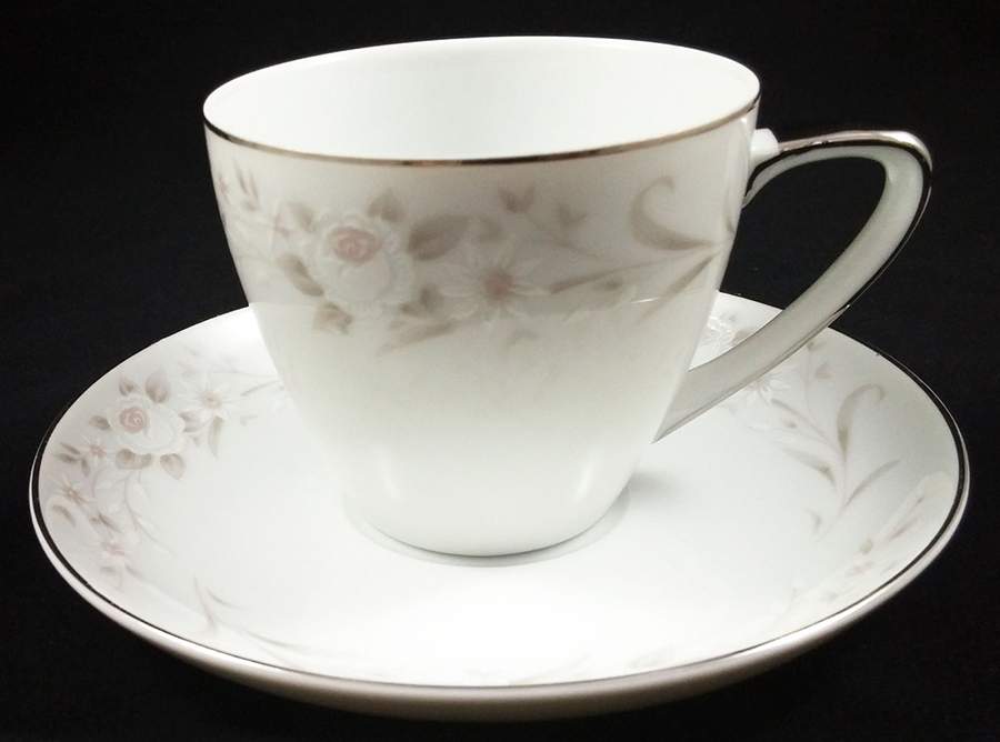 Annette Flat Cup & Saucer Set by Mikasa-1