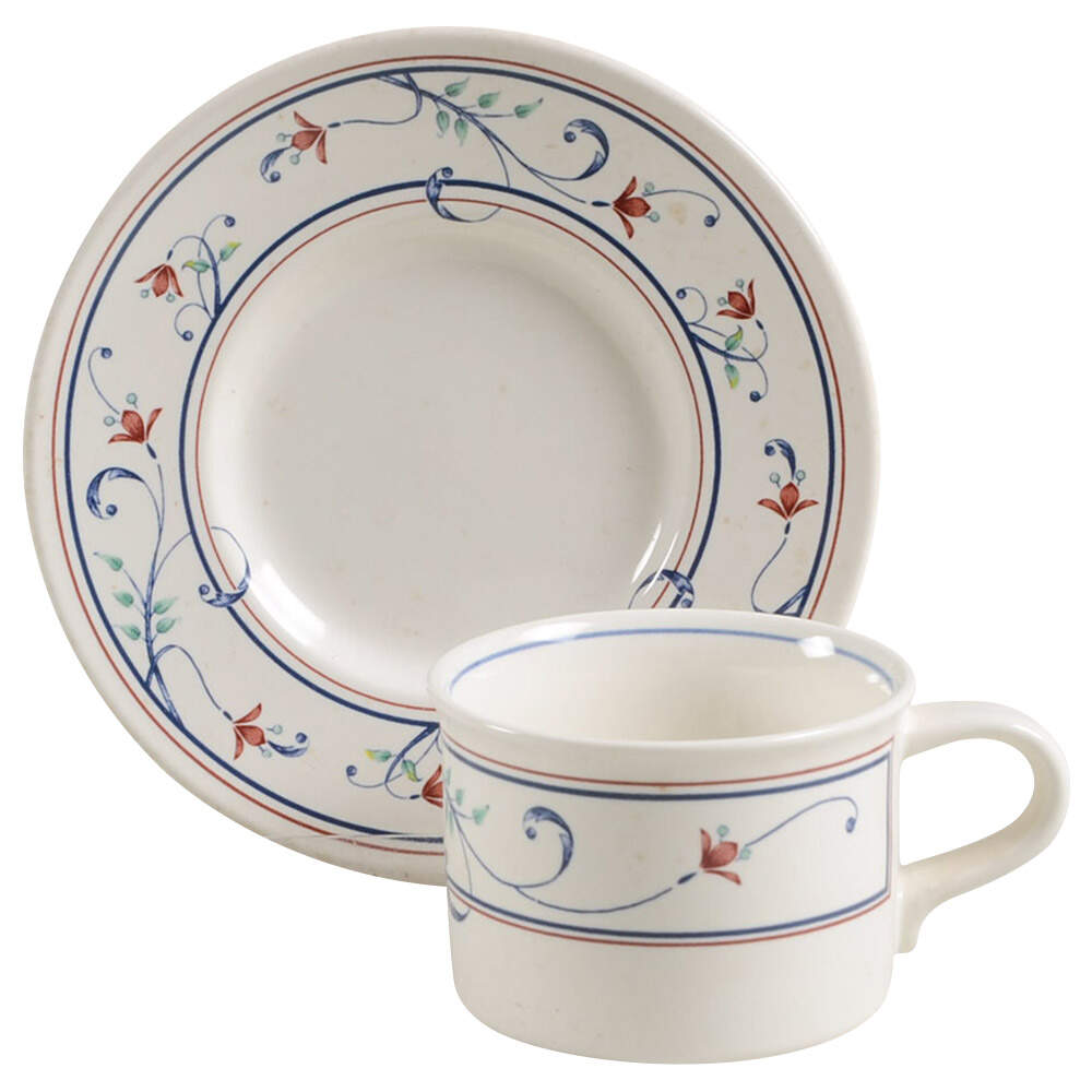 Annette Flat Demitasse Cup & Saucer Set by Mikasa-1