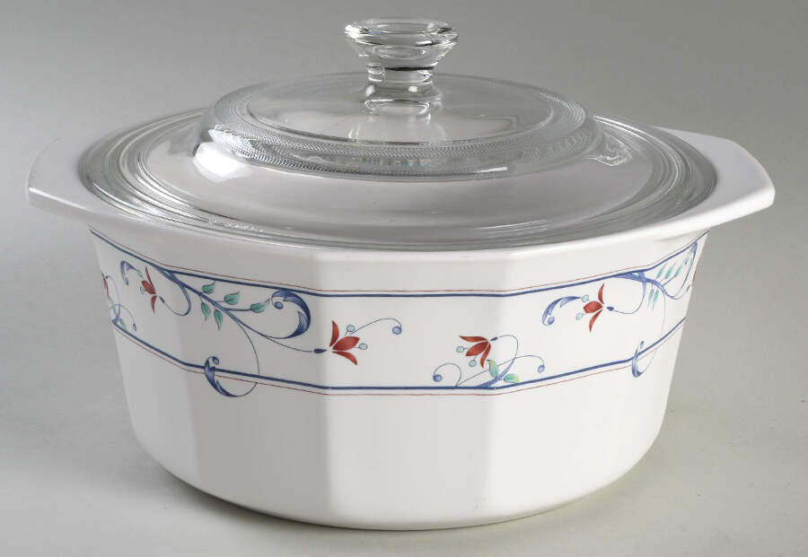 Annette 2.25 Qt Round Covered Casserole by Mikasa-1