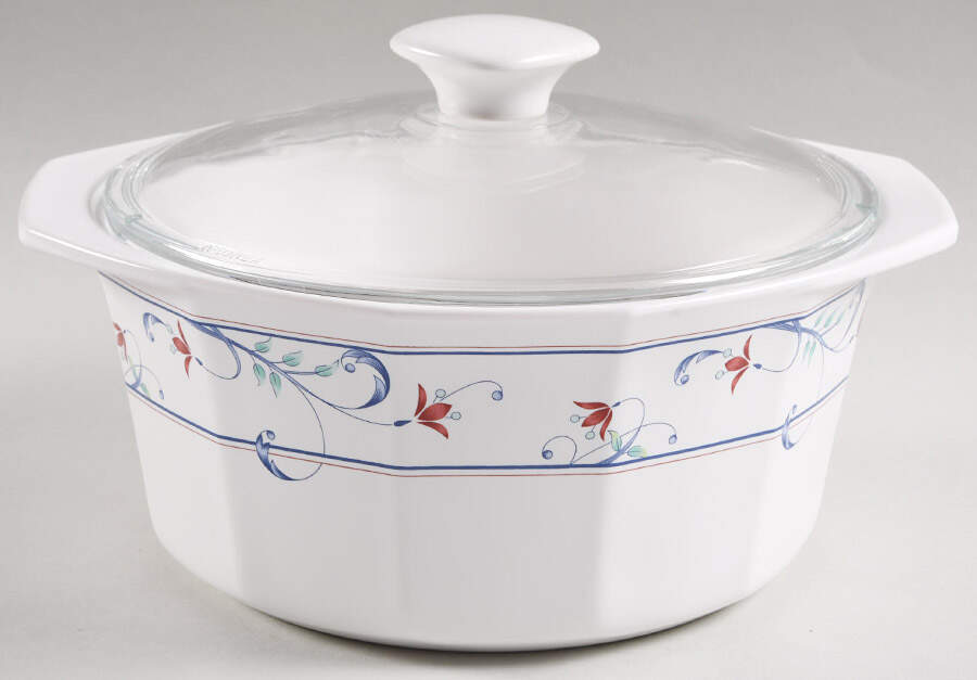 Annette 2.25 Qt Round Covered Casserole by Mikasa-1