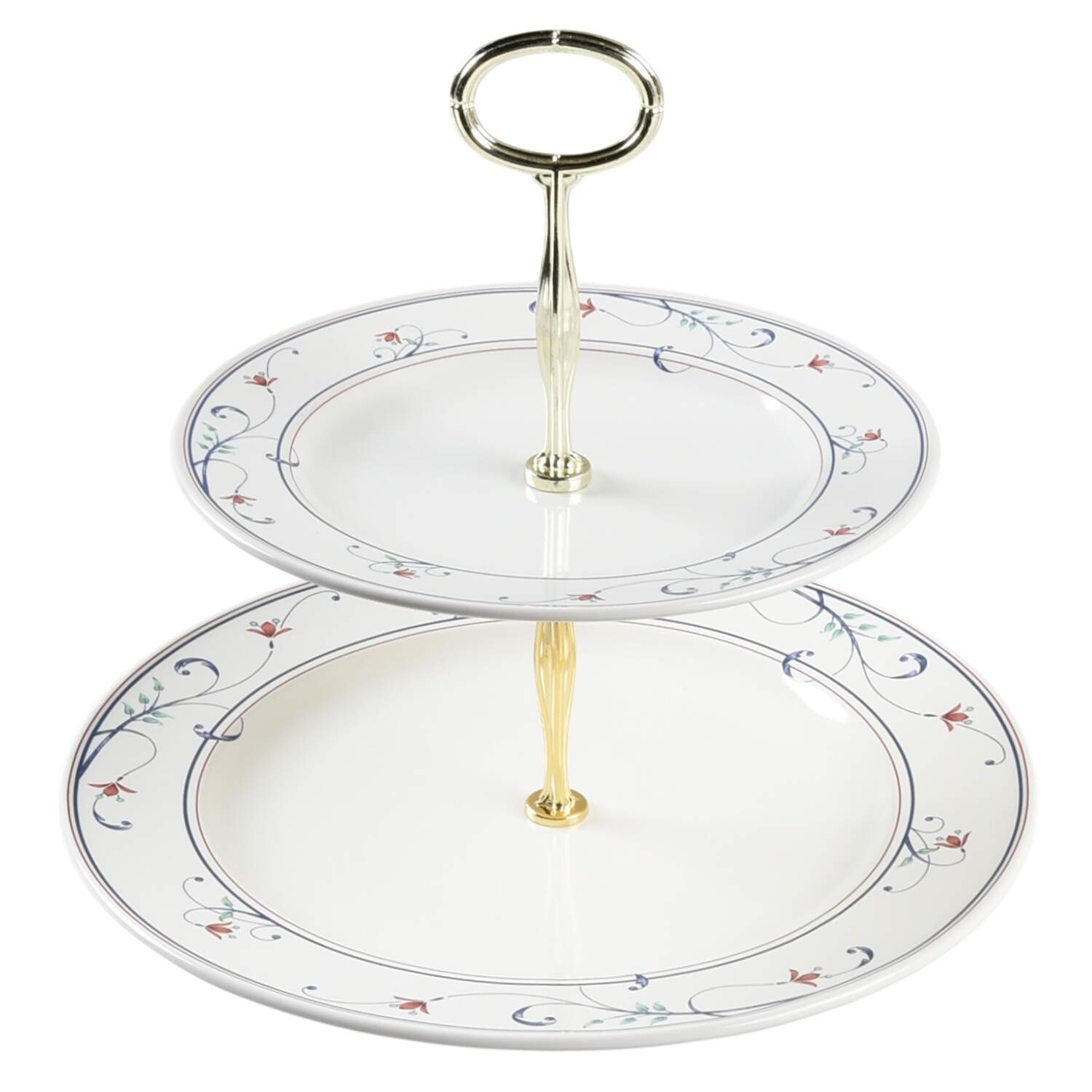 Annette 6 5/8"-10"  2 Tiered Serving Tray (Dp, Sp) HC by Mikasa-1
