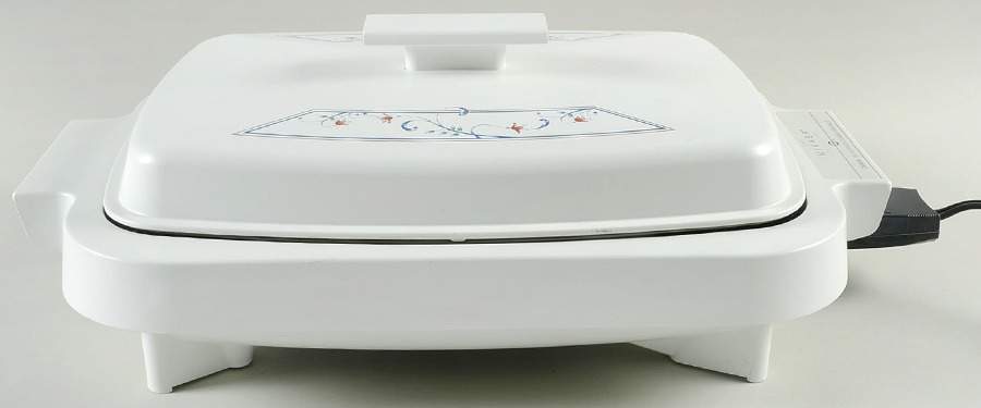 Annette Large Electric Skillet & Lid by Mikasa-1