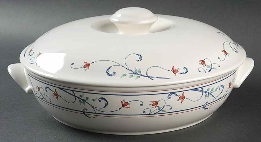 Annette 1.5 Qt Round Covered Casserole by Mikasa-1