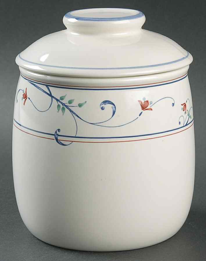 Annette Medium Canister & Lid with Seal Ring by Mikasa-1