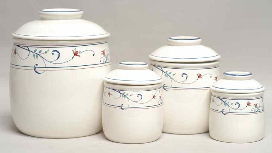 Annette (4 Piece) Canister Set (Box Set) by Mikasa-1
