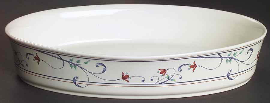 Annette 12" Oval Baker by Mikasa-1
