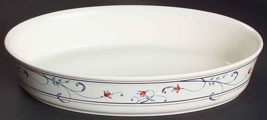 Annette 10" Oval Baker by Mikasa-1
