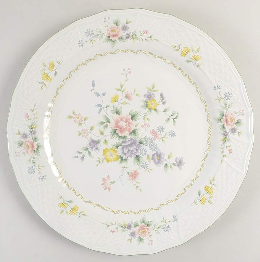 Antique Rose 12" Chop Plate (Round Platter) by Mikasa-1