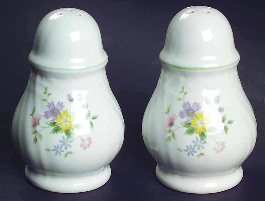Antique Rose Salt & Pepper Set by Mikasa-1