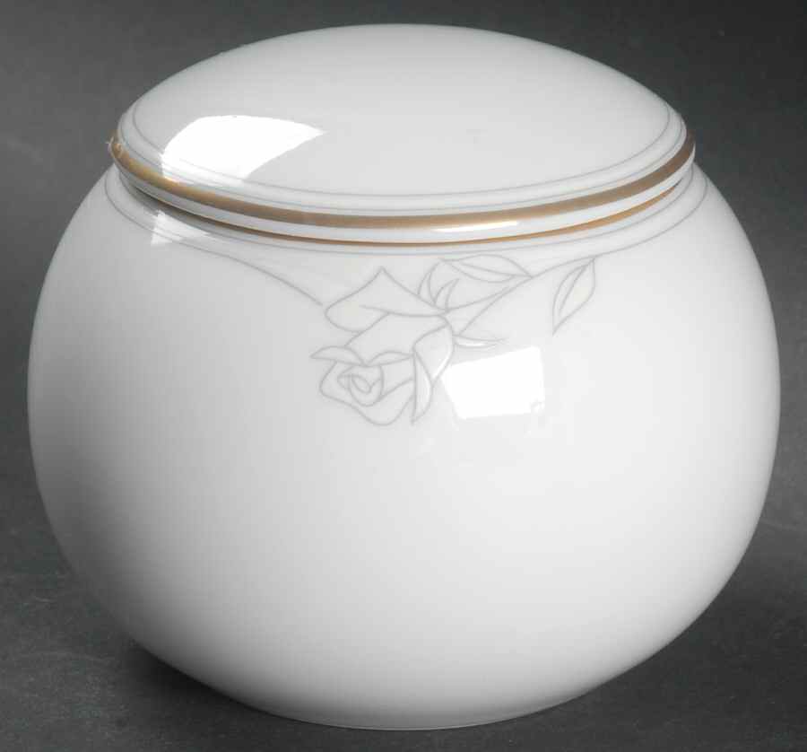 Antique Rose Sugar Bowl & Lid by Mikasa-1