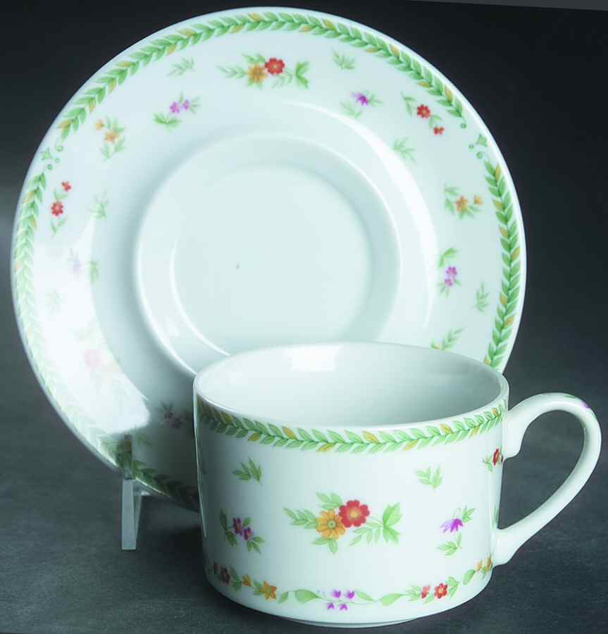 Anson Flat Cup & Saucer Set by Mikasa-1